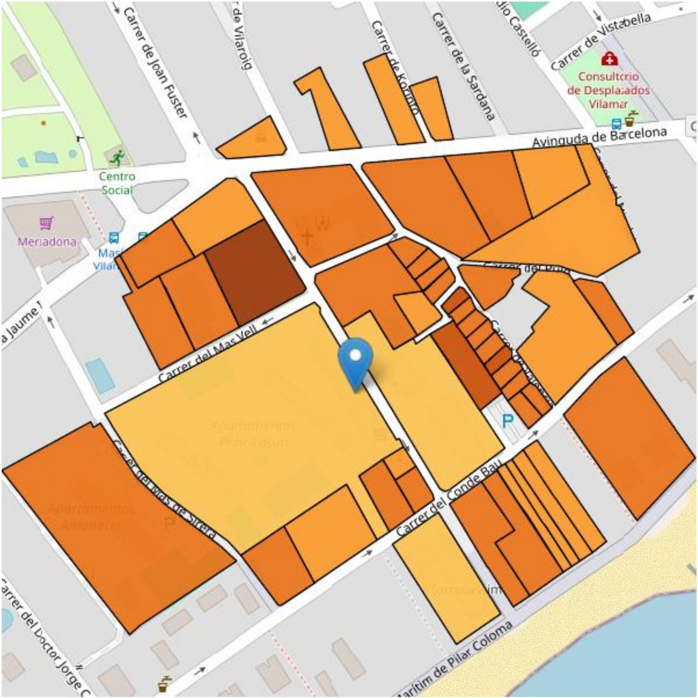 mapa calidad edificaciones